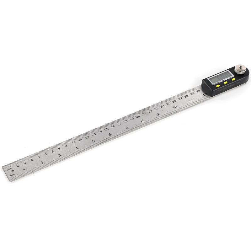 Digital Angle Finder LED Display Stainless Steel Metric Imperial 360°