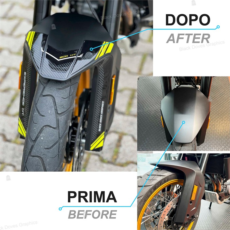 3D Sticker Resin Protectors Compatible with CF Moto 800MT Touring