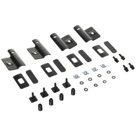 Terzo by PIAA EA303/EA308/EA309) EA30AC Roof Rack, Optional, 4 Piece Aerobar Clamp, Black