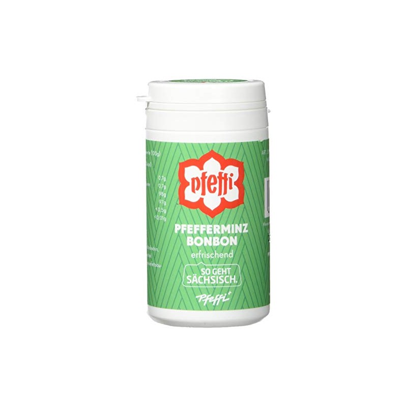 Pfeffi Peppermint Candy Drops Tin 250 g Pack of 5