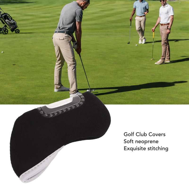 10 PCS Golf Iron Head Covers Golf Club Head Protective