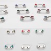 4PCS Magnetic Eyeglass Holder Stainless Steel Mini Sunglass Racks 12
