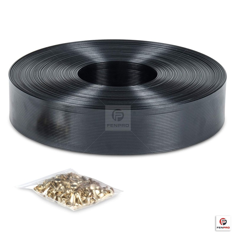 Fenpro Chain Link Fence Privacy Tape (Obsidian Black)