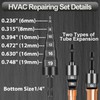 7Pcs HVAC Swaging Repairing Tool, Air Conditioner Copper Tube Expander
