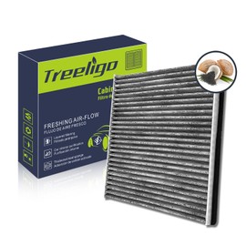 Treeligo CF10132 Cabin Air Filter, Replacement for Camry 2002-2006 Avalon 2000-2004 Sienna 2004-2010 Solara 2002-2008 ES300 ES330 GX470 RX330 RX350, w/Upgraded Coconut Shell Activated Charcoal
