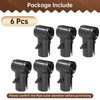 ForoGore 12 Pcs End Rail Clamps T Pipe Clamp for