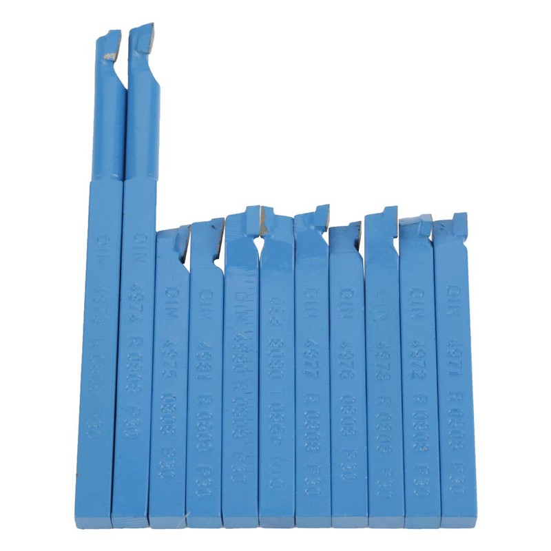 lyrlody Lathe Cutting Tools, 11Pcs 8 x 8mm Turning Insert