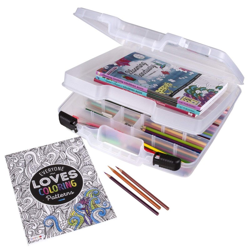 Artbin Quick View Deep Base Carrying Case-15x3.25x14.375 Translucent