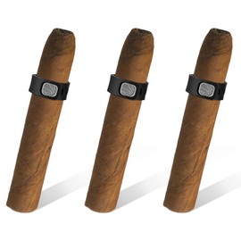 Lyreh 3pcs Golf Cart Cigar Holder, Magnetic & Adjustable Cigar Holder for 38-36 Ring Gauge Hands-Free Accessories for Men Golfing Fishing Grilling Outdoor Use