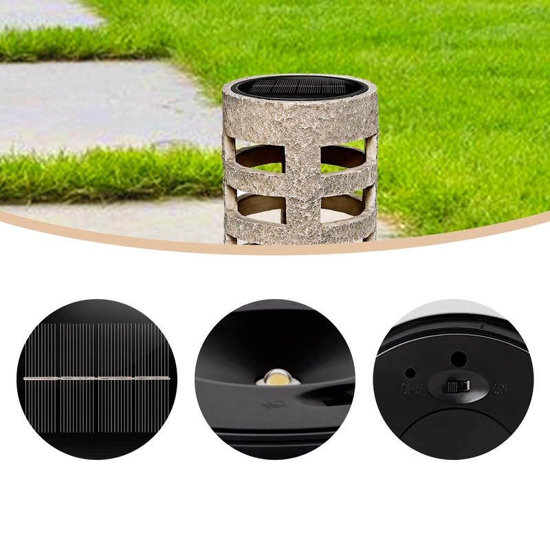 2 Pack Solar Lights Replacement Top DIY Solar Lights Panel