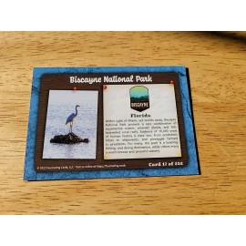 2022 Fascinating Cards U.S. National Parks #18 Biscayne Florida