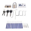 Rustproof Lock Set Stainless Steel Hanging Lock with Keys Outdoor