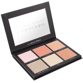 LaRoc PRO Highlighter Makeup Palette - Chrome Glitter Highlighter Powder, Contour Palette - 6 Intensely Pigmented Shades, Long-Lasting, Tone Enhancing Highlighters Makeup Palette