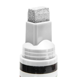 Glass Pen Window Marker: Glass Markers, Car Marker or Mirror Pen with Washable Paint - Car Windows, Mirrors, Signs, Crafts - 15mm Wide Tip, White