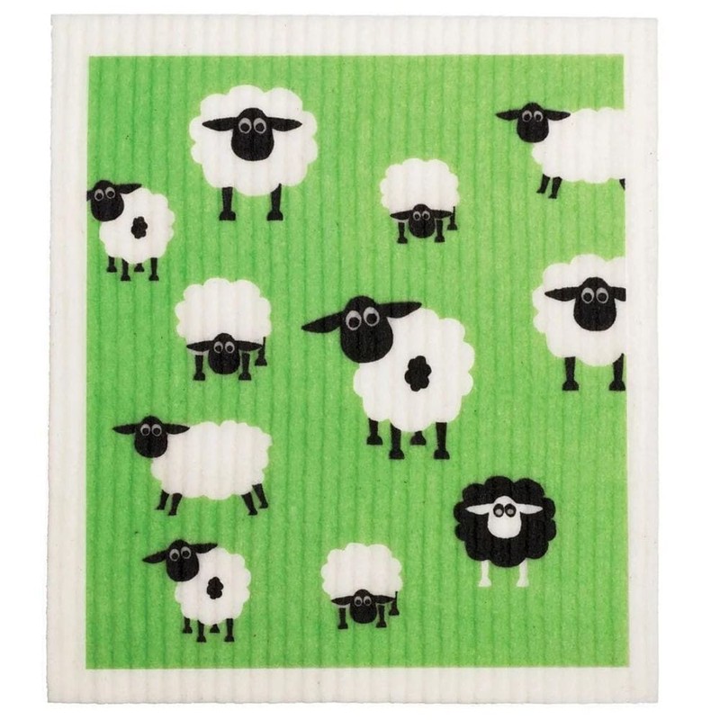 RetroKitchen Swedish Dish Sponge Cloth 5 Pack Bundle - Animals