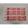 Unbranded Light-Up Foam Sticks LED "I LOVE THIS GAME" Tube