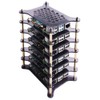 GeeekPi 6-Layers Raspberry Pi Cluster Case, Stackable Rack with Heatsink