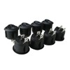 Taiss/8Pcs 12V Round Rocker Switch AC 6A/250V 10A/125V SPST 2