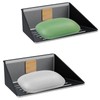 2 Pack Wall Mounted Soap Dish Holders – Matte Gray,