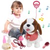 Walking Dog Toy Interactive Dog Toy Leash Plush Pets Puppy