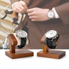 Oirlv SM21403 Wooden Wristwatch Stand, For 1 Stand, Luxury, Stylish,