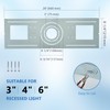 CycevSun 12 Pack New Construction Rough in Plate Pre Mounting