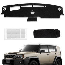 KAKSEY Dash Cover Mat Compatible with Toyota Land Cruiser Prado 2024 2025, Nonslip Dashboard Cover Mat Interior Accessories Anti-Glare Dashmat Sunshade Custom Fit