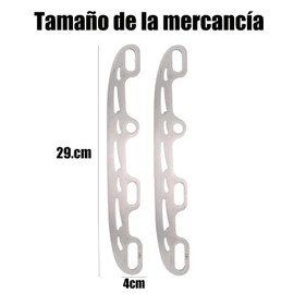 Wzenclave 1 Juego De Cuchillas De Patinaje sobre Hielo Accesorios De Patineta De Hielo Al Aire Libre Cuchillas De Patineta De Hockey sobre Hielo Accesorios De Patineta Cuchillas De Patineta