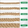 Manila Rope 3/4 Inch x 100ft - Natural Hemp Rope,Heavy