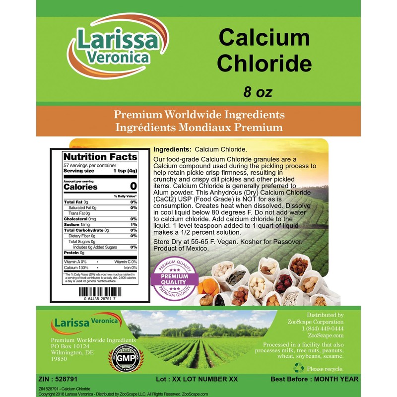 Calcium Chloride (8 oz, ZIN: 528791) - 2 Pack