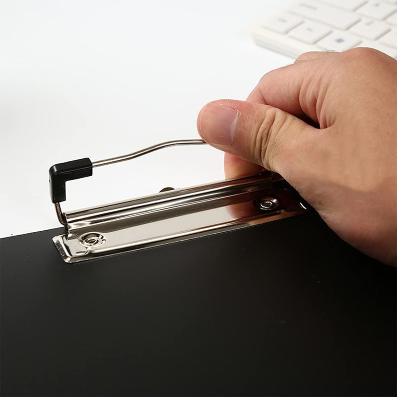 Clipboard, A4 Plastic Clipboards with Retractable Hooks, Standard A4 Letter