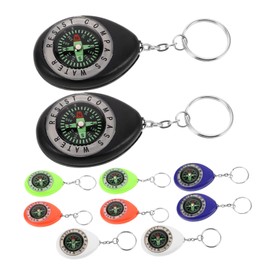 BESPORTBLE 10pcs Small Keychain Compass: Kids Portable Pocket Compass Pendant for Outdoor Hiking Camping Climbing Hunting Backpack Party Favors