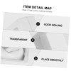 Ipetboom 6pcs Transparent Pe Film Jewelry Display Box Multi Purpose