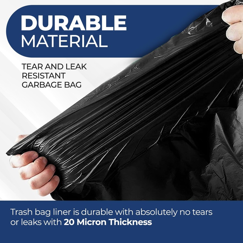 55 Gallon Large Trash Bags [39” X 56” – 20