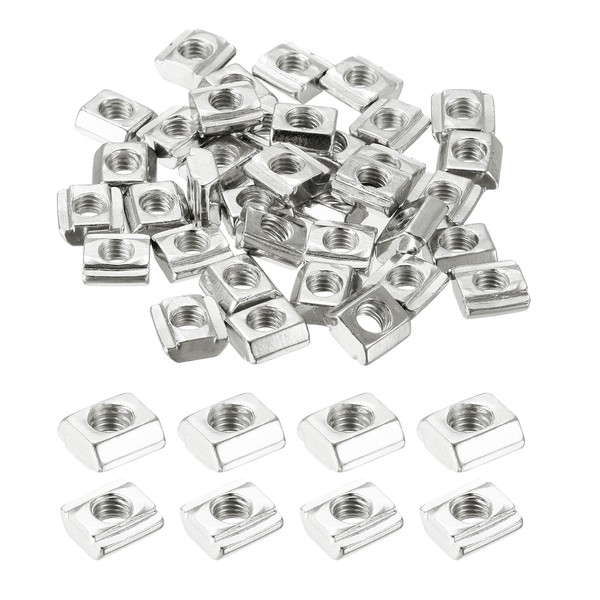 uxcell 24Pcs M5 T Nut Tee Sliding Slot Nuts, T-Slot