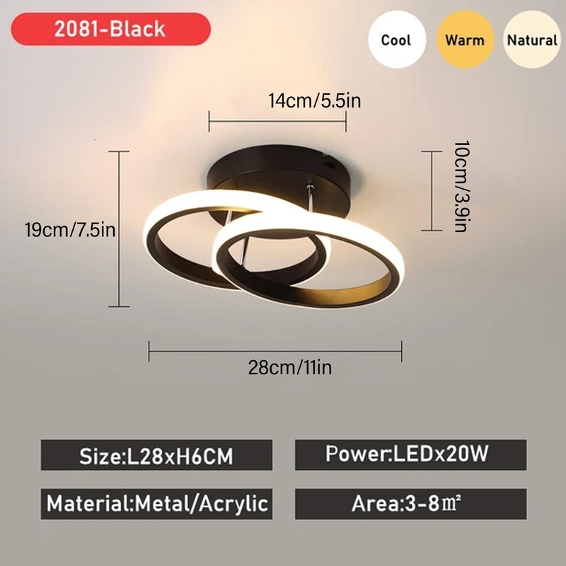 LED Ceiling Light Eye Protection High Brightness 18w Modern Ceiling
