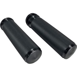 Joker Machine Harley Sensor-Type Black Knurled Hand Grips 0389BLK
