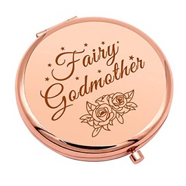 Godmother Gifts for Women Godmother Gifts from Godchild Goddaughter Thanks You Gifts Compact Makeup Mirror Appreciation Gifts Folding Makeup Mirror Birthday Mothers Day Thanksgiving Gift