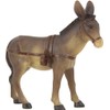 FADEDA Donkey for carts, height: 8 cm, hand-painted, detailed nativity