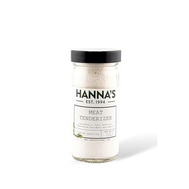 Hanna's Meat Tenderizer, Premium Quality, 4 fl oz Glass Jar