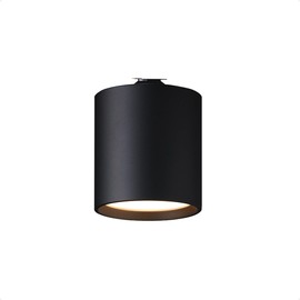 AW-0551E-BK Artwork Studio Grid Downlight for Lighting Rail Only [LED Bulb Included] 40,000 Hour Toning (Warm Color/White Switchable) Black