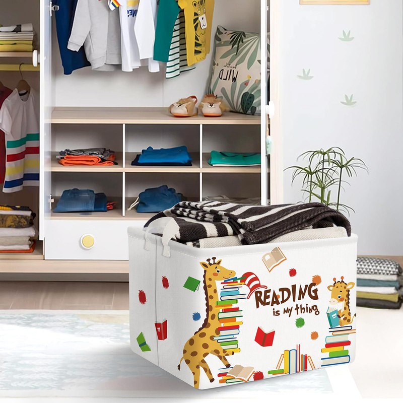Clastyle Clastyle Classroom Giraffe Reading Book Storage Basket Back to