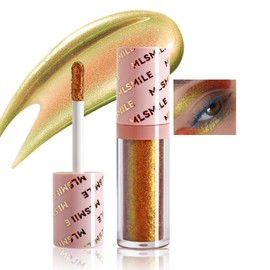 MIESCHER Metallic Liquid Chameleon Eyeshadow for Multi-Dimensional Eye Looks, Moisturizing Velvety Texture, Highly Pigmented, Long-lasting Holographic Glitter Multichrome Eyeshadows Makeup, 03