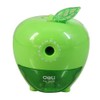 Deli Apple Shaped Pencil Sharpener Assorted in Colors
