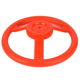 Durable Steering Wheel, Small Portable Steering Wheel Toy, Kids Toy for Playground(red)