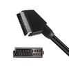 YAODHAOD SCART Cable Galvanised 1.5 m 21-Pin Multiple Shielded Precision