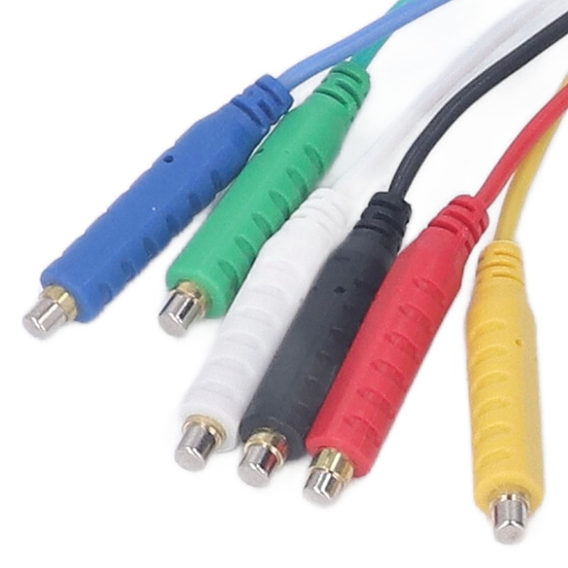 6PCS Magnetic Test Leads Silicone Soft Flexible Jumper Test Wires