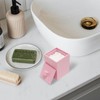 Joitsvia Bathroom Q Tip Holder with lid, Resin ,Square (Matte