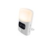 LUXON LED Motion Sensor Night Light with Digital Alarm Clock,Bathroom