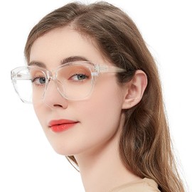 OCCI CHIARI Big Reading Glasses Women 2.5x Square Readers(1.0 1.25 1.5 1.75 2.0 2.25 2.5 2.75 3.0 3.5 4.0 5.0 6.0)